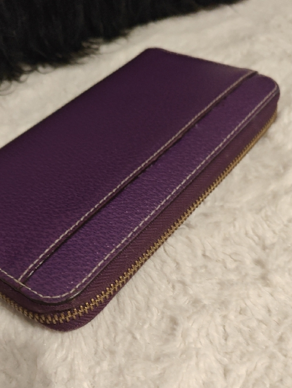 Kate Spade purple zip-around wallet - Picture 7 of 12